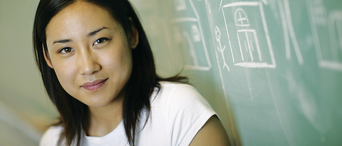 Western University, Graduate Studies - Student at Chalkboard